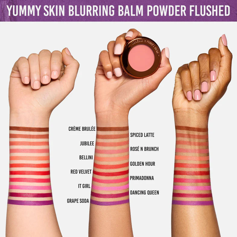 Rubor Yummy Skin Blurring Balm Powder Flushed Dancing Queen