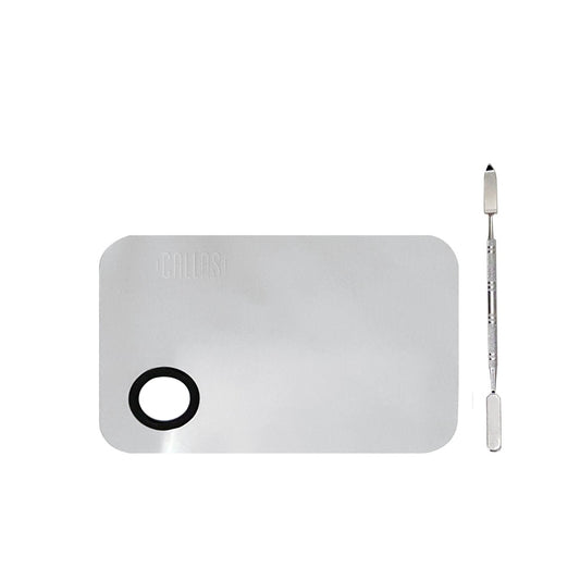 Paleta de Mezcla Rectangular con Espátula