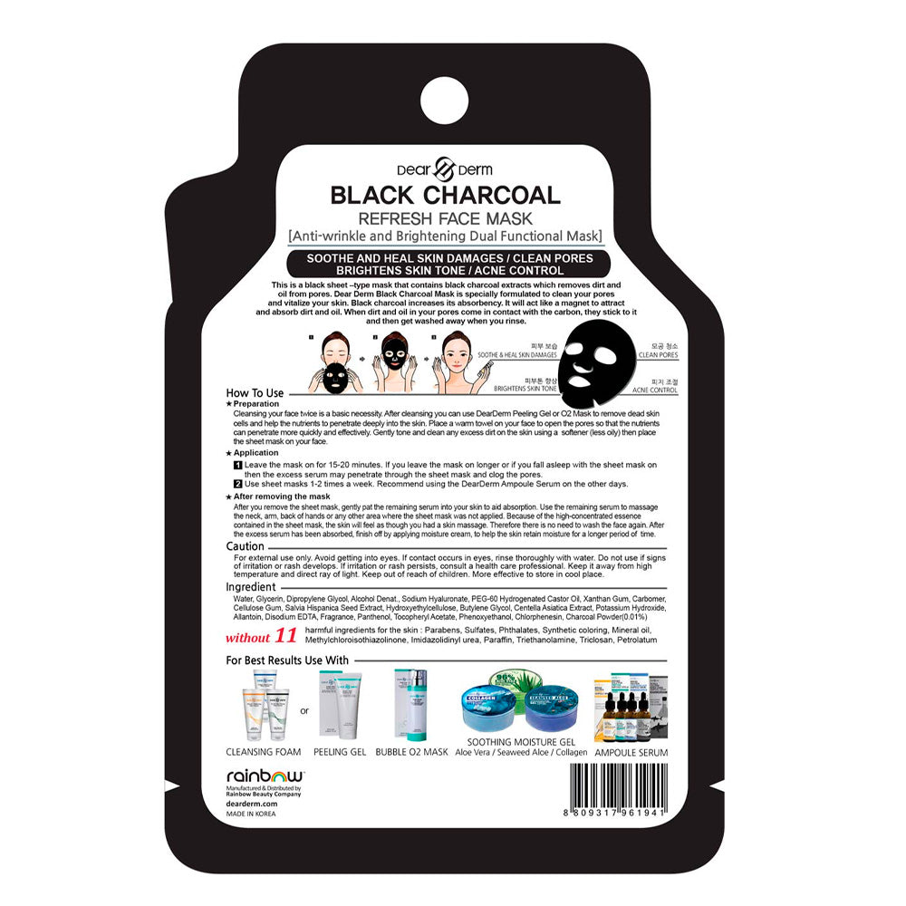 Mascarilla facial purificante Black Charcoal