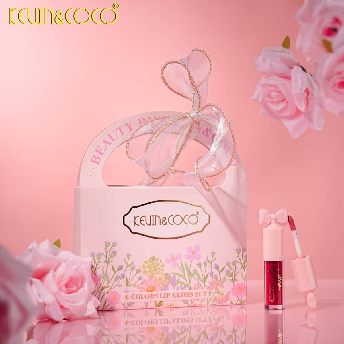 Set de 4 Lip Gloss Ribbon – Set A