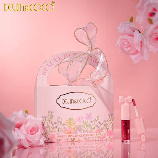 Set de 4 Lip Gloss Ribbon – Set A
