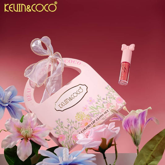 Set de 4 Lip Gloss Ribbon – Set B