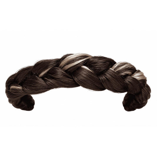Trenza Castaño con Mechas Vainilla