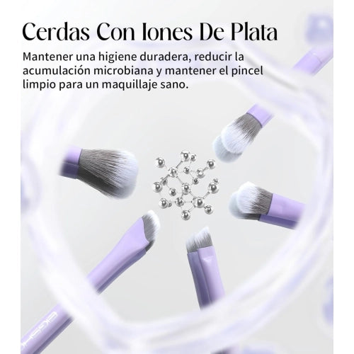 Set De Brochas Eye Obsessed De 5 Piezas