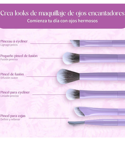Set De Brochas Eye Obsessed De 5 Piezas